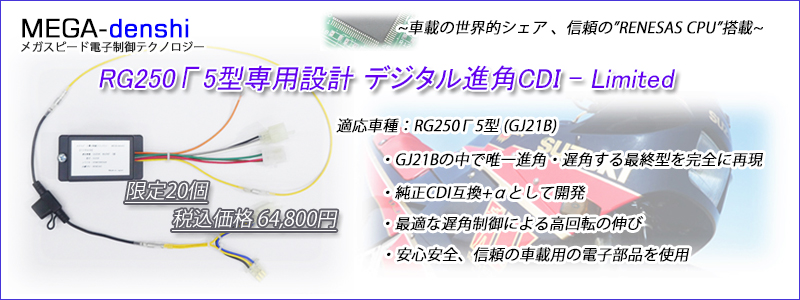 RG250ガンマ RG250Γ 最終型 (GJ21B H型) CDI